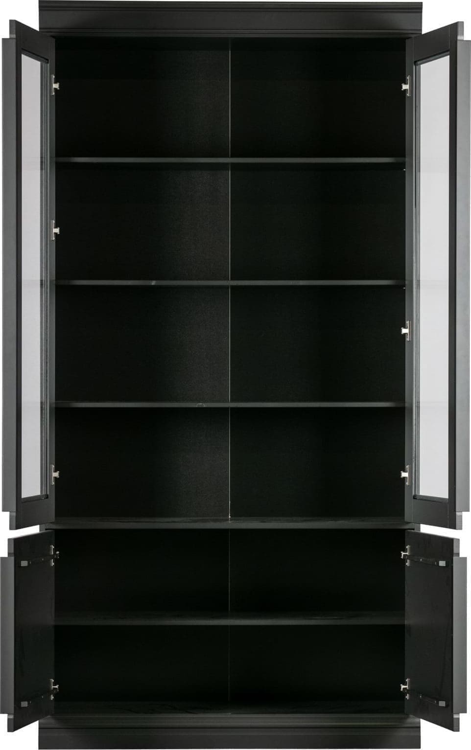 Organize Vitrinekast 44cm Grenen - Matzwart uit de Opbergen collectie van BePureHome bij Löwik Meubelen