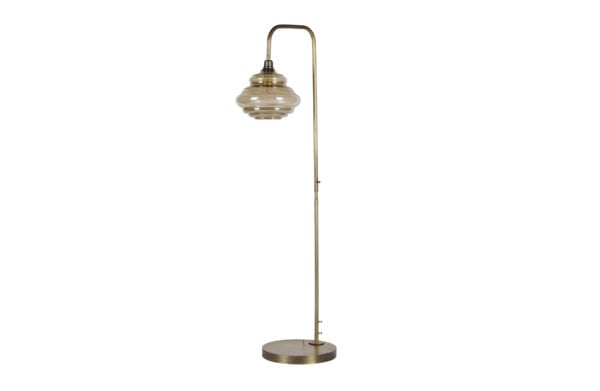 Obvious Staande Lamp Antique Brass uit de Lampen collectie van BePureHome bij Löwik Meubelen