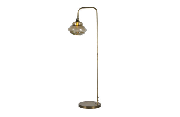 Obvious Staande Lamp Antique Brass uit de Lampen collectie van BePureHome bij Löwik Meubelen