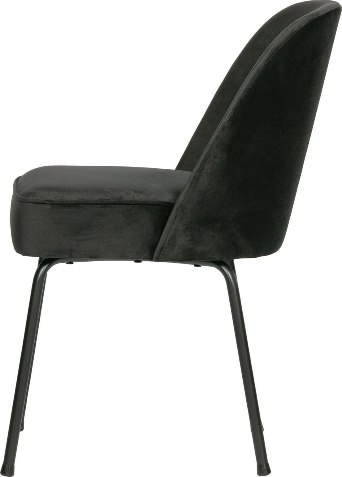 Vogue Eetkamerstoel - Fluweel Zwart uit de BePureHome collectie