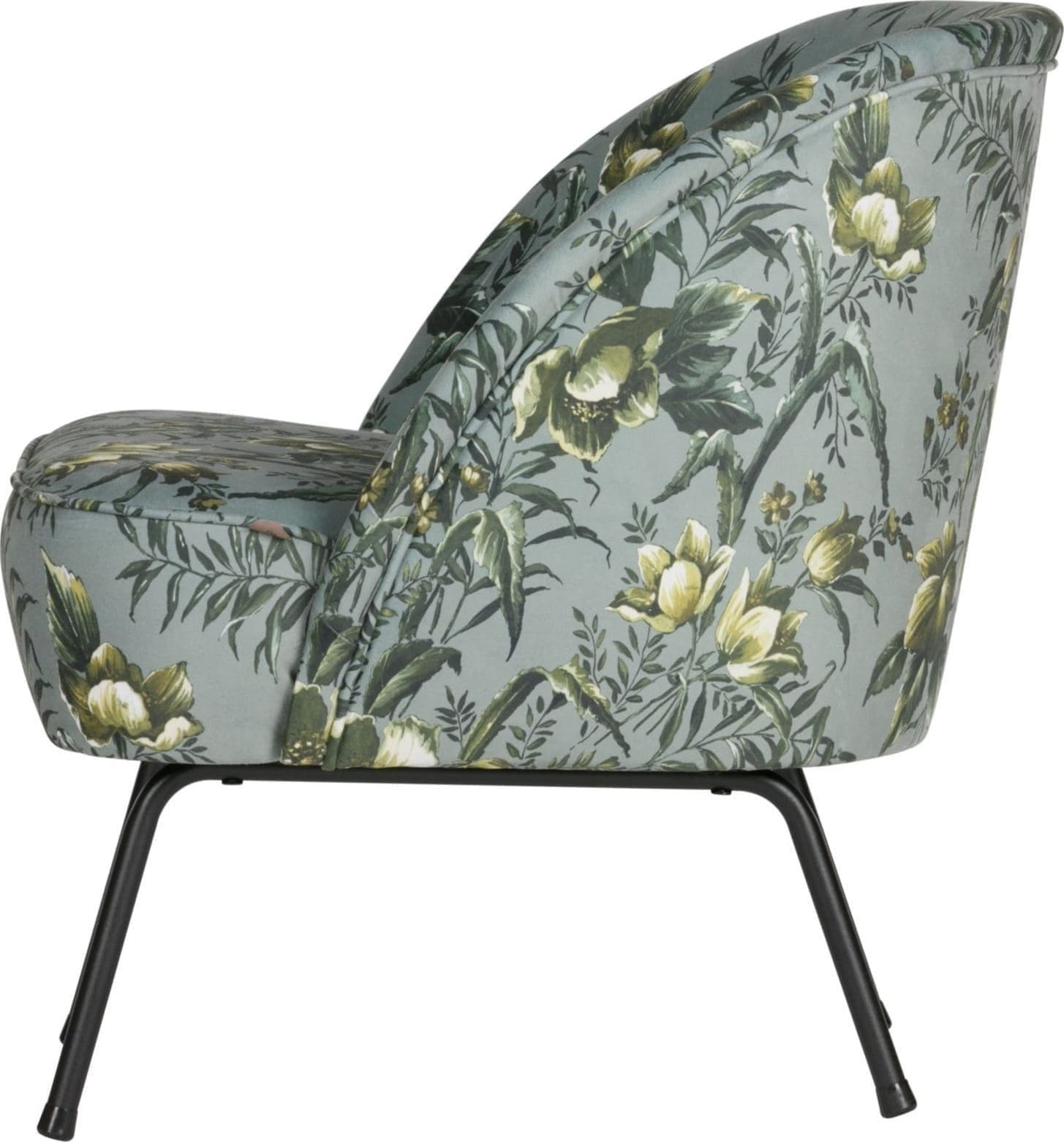 Vogue Fauteuil Fluweel Poppy Grijs uit de BePureHome collectie