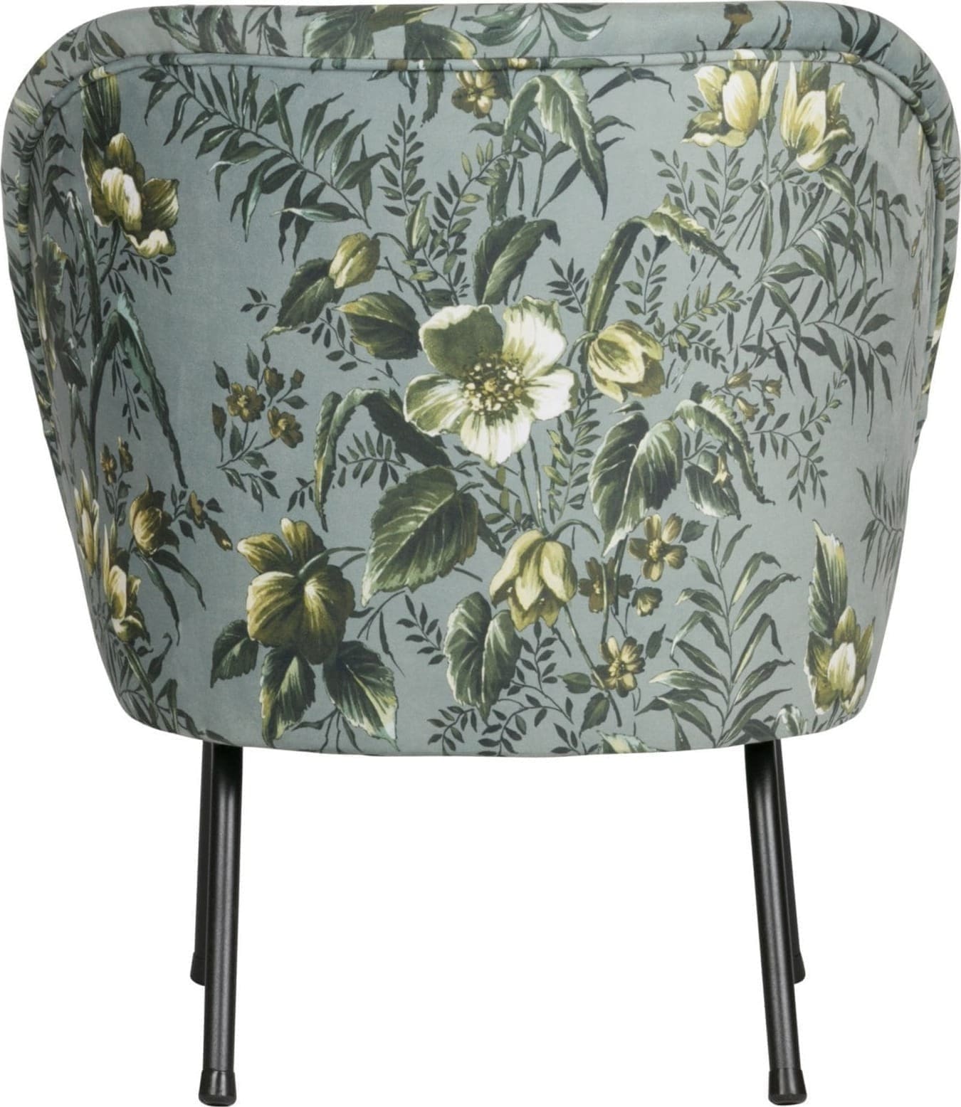 Vogue Fauteuil Fluweel Poppy Grijs uit de BePureHome collectie