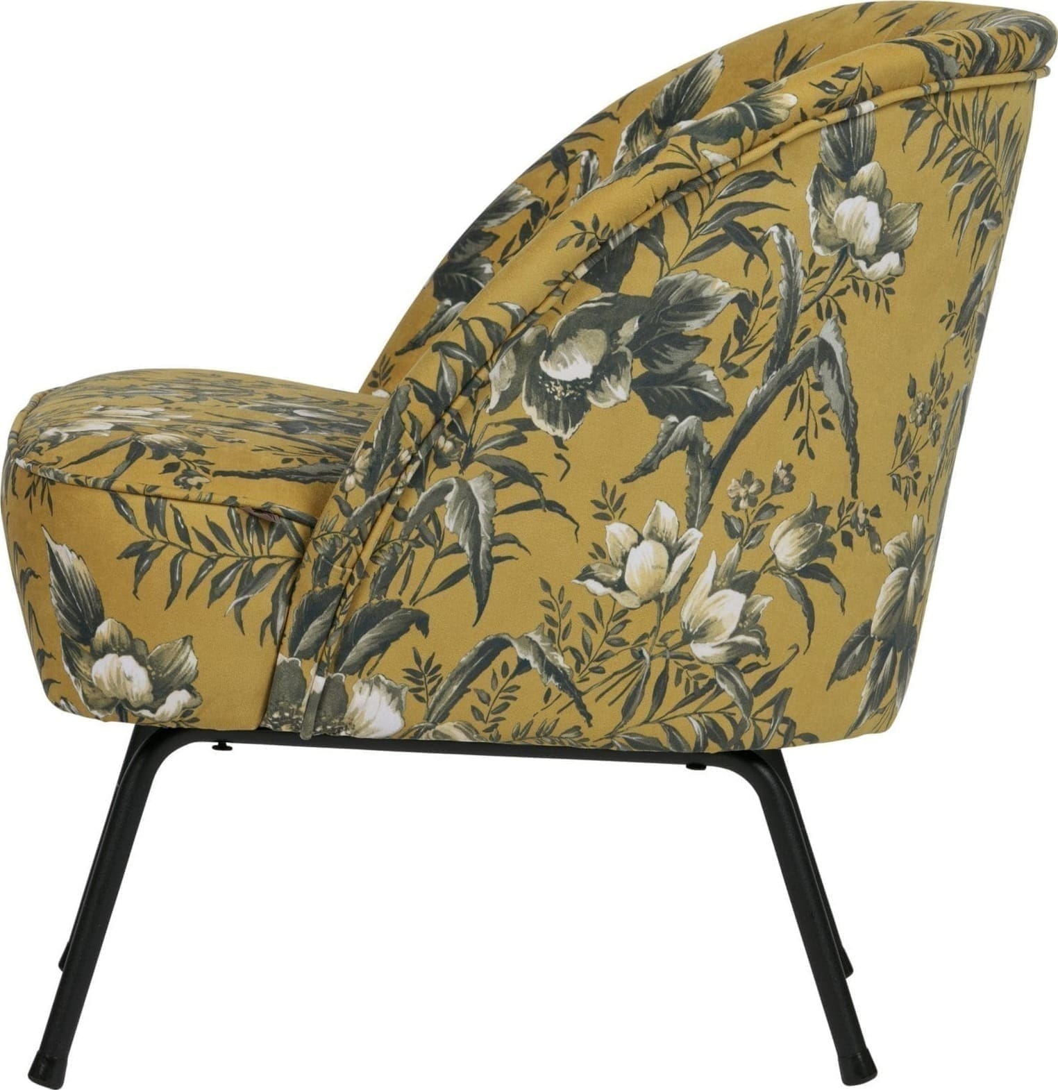 Vogue Fauteuil Fluweel Poppy Mosterd uit de BePureHome collectie