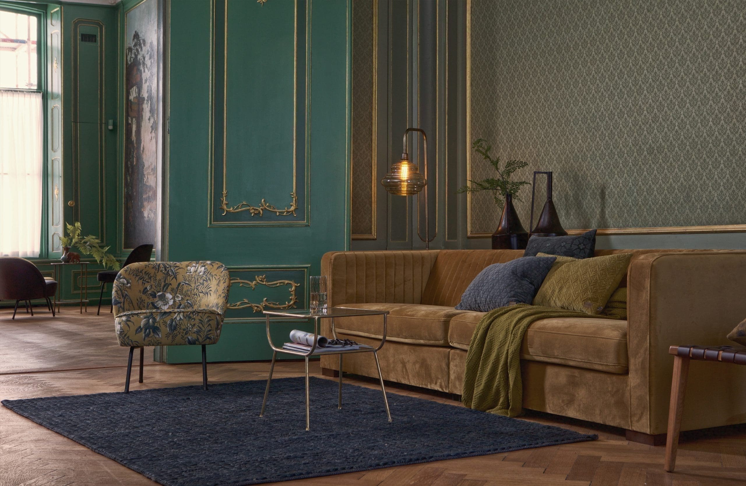 Vogue Fauteuil Fluweel - Poppy Mosterd - Afbeelding 9