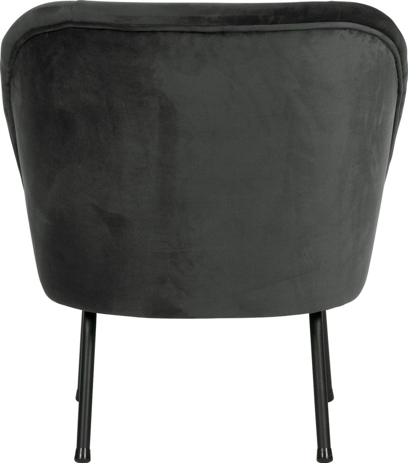 Vogue Fauteuil Fluweel Zwart uit de BePureHome collectie