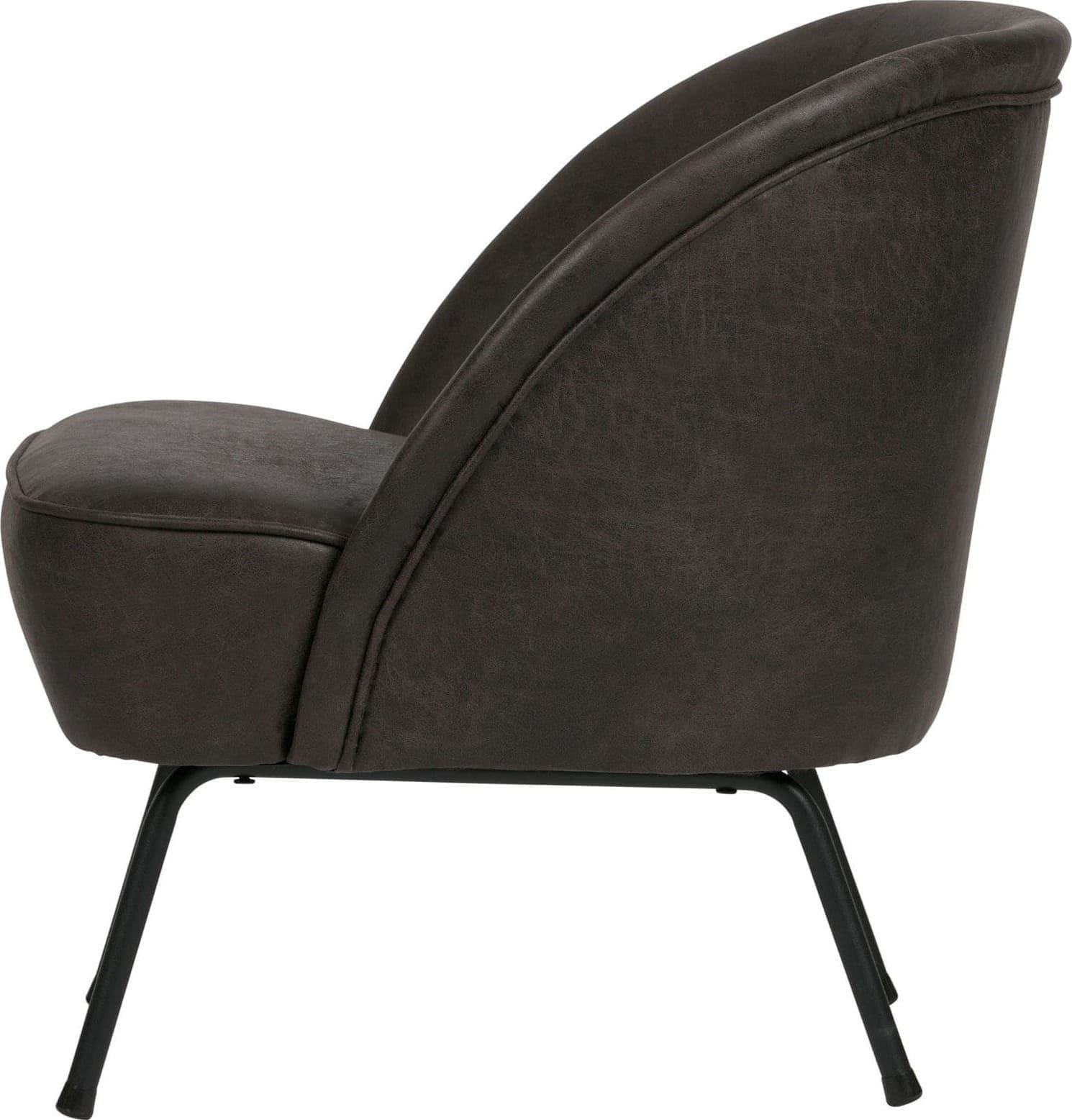 Vogue Fauteuil Leer Zwart uit de BePureHome collectie