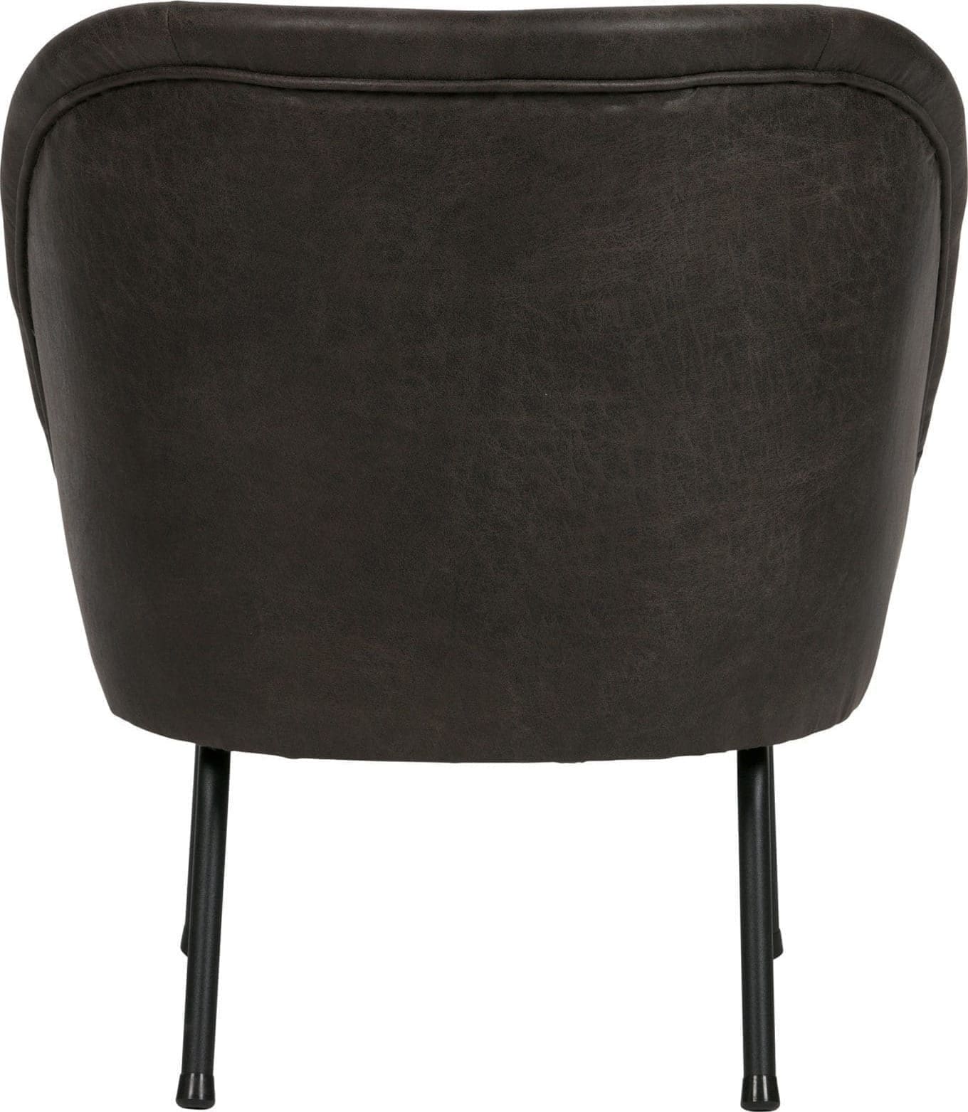 Vogue Fauteuil Leer Zwart uit de BePureHome collectie