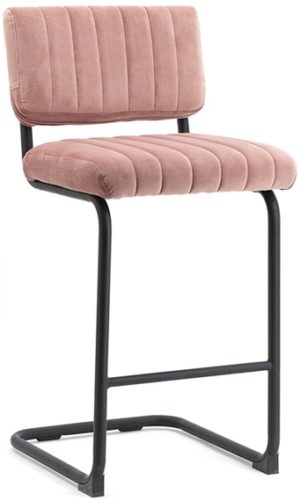 Bar chair low Operator - old pink By-Boo Woonaccessoire 190902