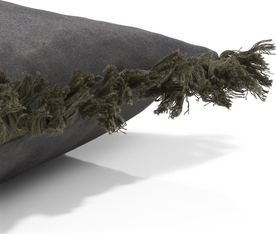 COCO maison Mila kussen 30x50cm - olijf Sierkussen