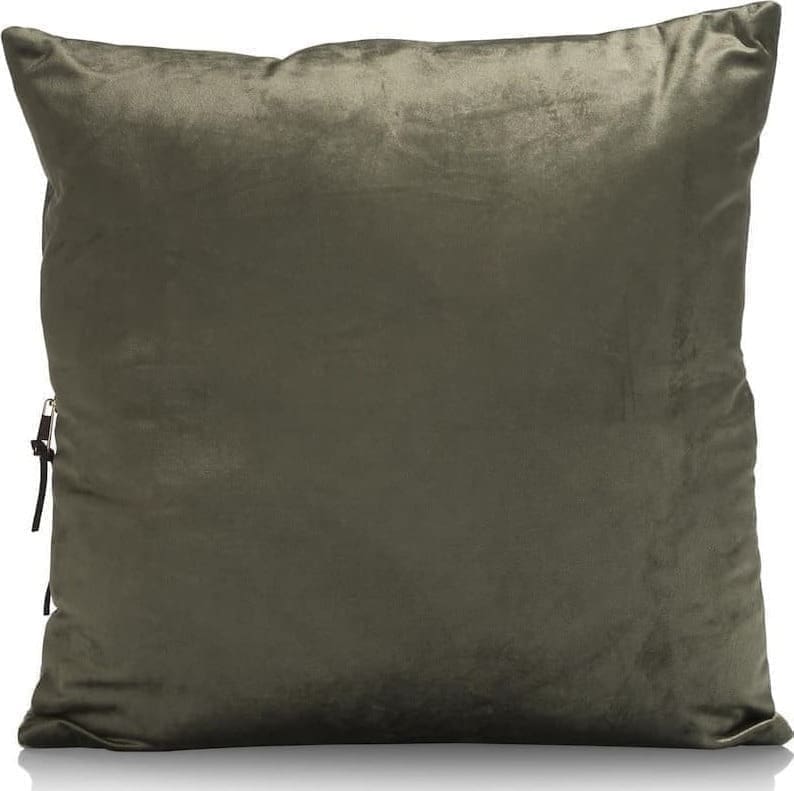 COCO maison Sofia kussen 45x45cm - olijf Sierkussen