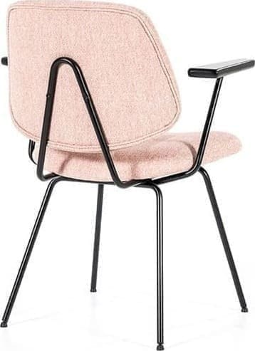 Stoel Lynn met arml - roze fletcher Eleonora Woonaccessoire 95570