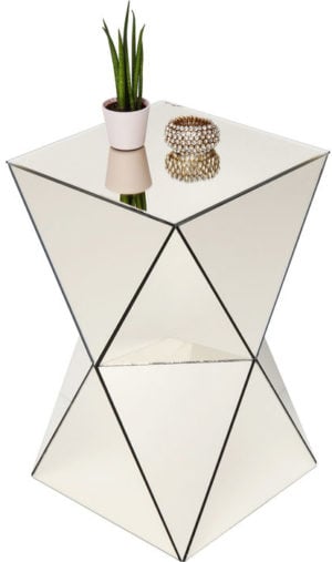 Bijzettafel Table Luxury Triangle Champagne Kare Design Bijzettafel 84156