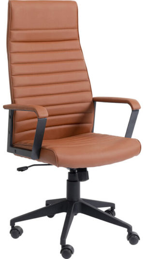 Bureaustoel Chair Labora High Lightbrown Kare Design Bureaustoel 85725