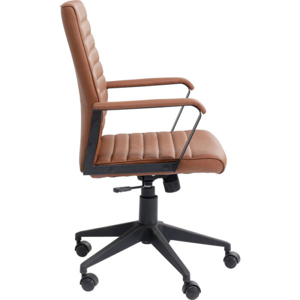 Bureaustoel Chair Labora Lightbrown Kare Design Bureaustoel 85723