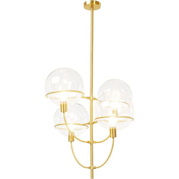 Hanglamp Lamp Lantern 4rs Brass Kare Design Hanglamp 52782