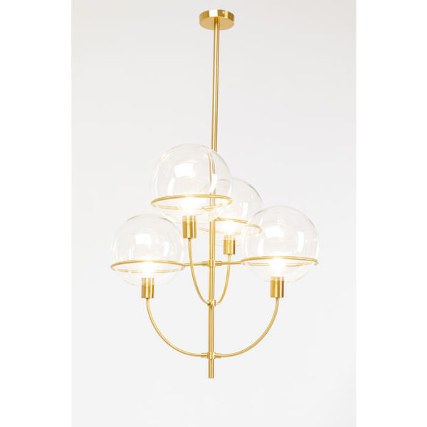 Hanglamp Lamp Lantern 4rs Brass Kare Design Hanglamp 52782