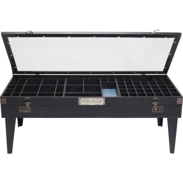 Salontafel Table Collector Black 122x55cm Kare Design Salontafel 84107