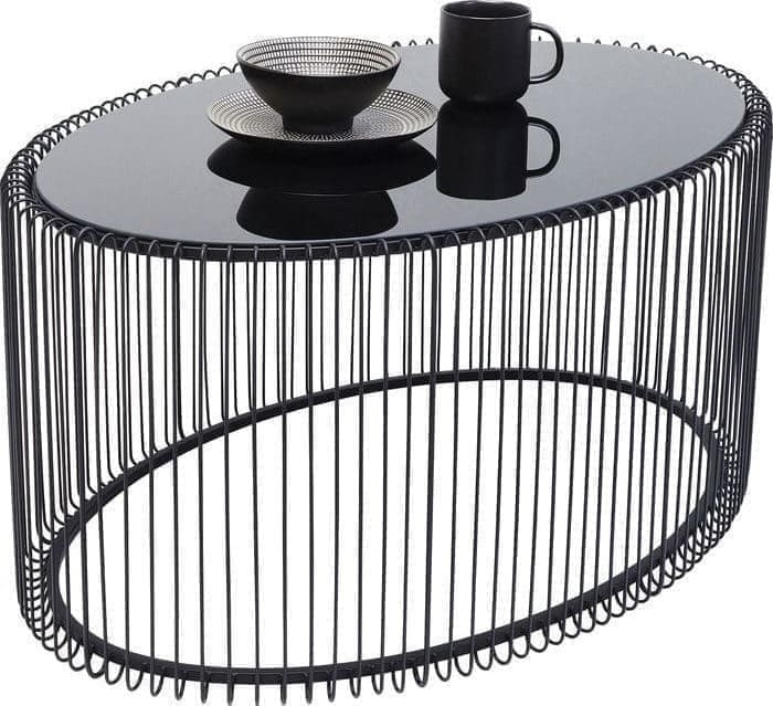 Salontafel Table Wire Uno Black 60x90cm Kare Design Salontafel 84517