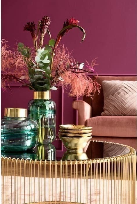 Salontafel Table Wire Uno Brass Ø80cm Kare Design Salontafel 84516