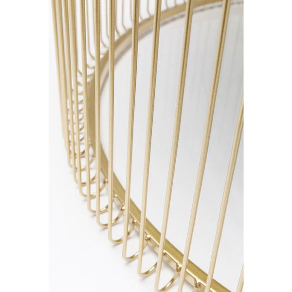 Salontafel Table Wire Uno Brass Ã˜80cm Kare Design Salontafel 84516