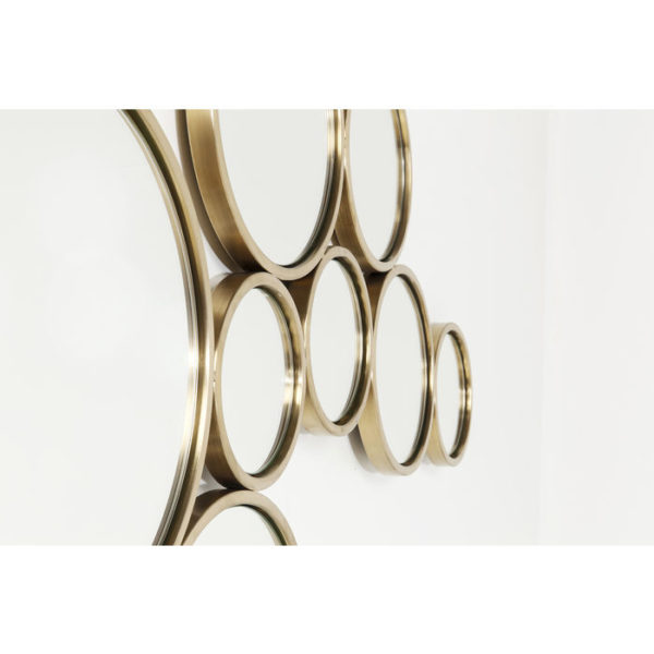 Spiegel Bubbles Brass 93x138cm Kare Design Spiegel 84132