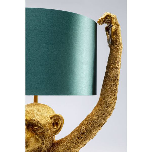 Tafellamp Lamp Animal Holding Monkey Gold Kare Design Tafellamp 53223