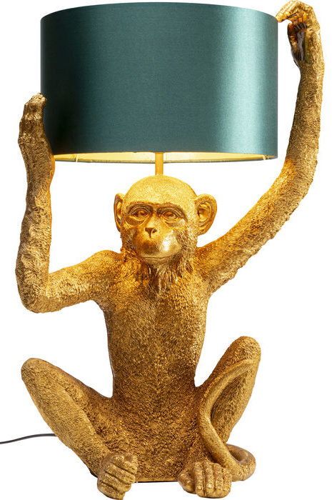 Tafellamp Animal Holding Monkey Gold