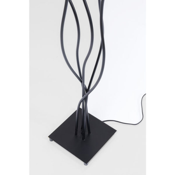 Vloerlamp Lamp Flexible Velvet Black Cinque Kare Design Vloerlamp 52434