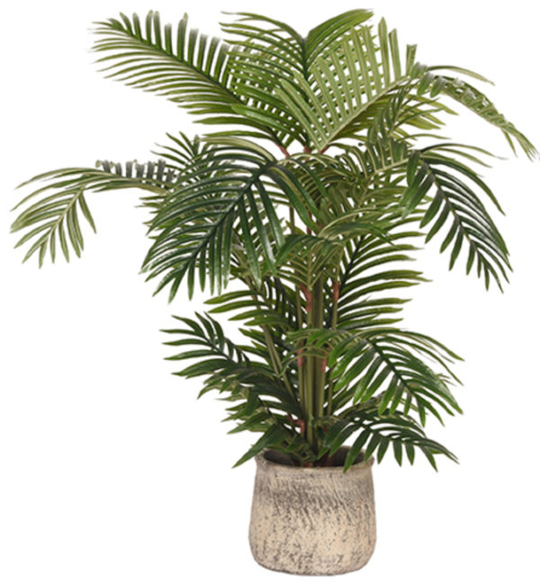 LABEL51 Artificial Plants Areca Palm - Groen - Kunststof - 110 Groen Woondecoratie