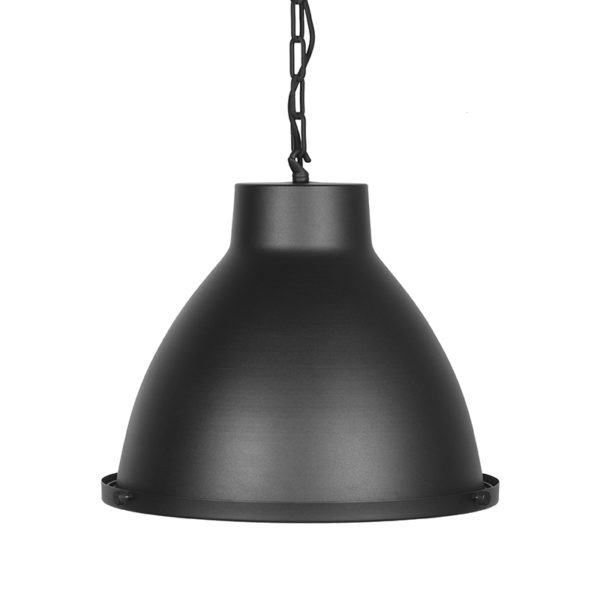 LABEL51 Hanglamp Industry - Zwart - Metaal Zwart Hocker
