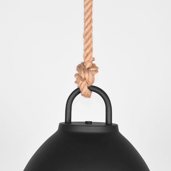 LABEL51 Hanglamp Korf - Zwart - Metaal - L Zwart Hocker