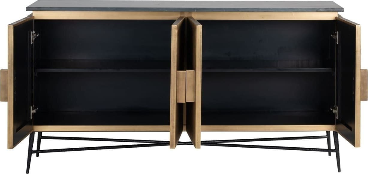 Richmond Interiors Dressoir Ironville 4-deuren Dressoir