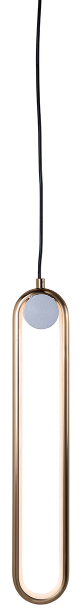 Richmond Interiors Hanglamp Mavey goud (Brushed Gold) Brushed Gold Woonaccessoire