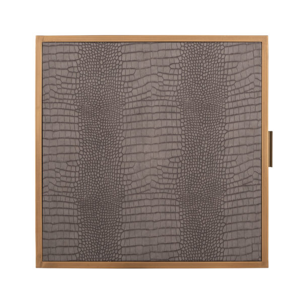 Richmond Interiors Ladenkast Classio 3-laden Vegan Leather (Brushed Gold) Brushed Gold