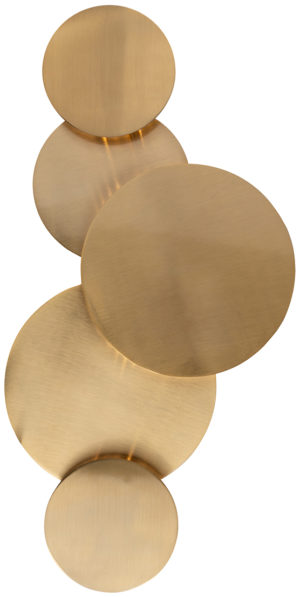Richmond Interiors Wandlamp Collin (Brushed Gold) Brushed Gold Woonaccessoire