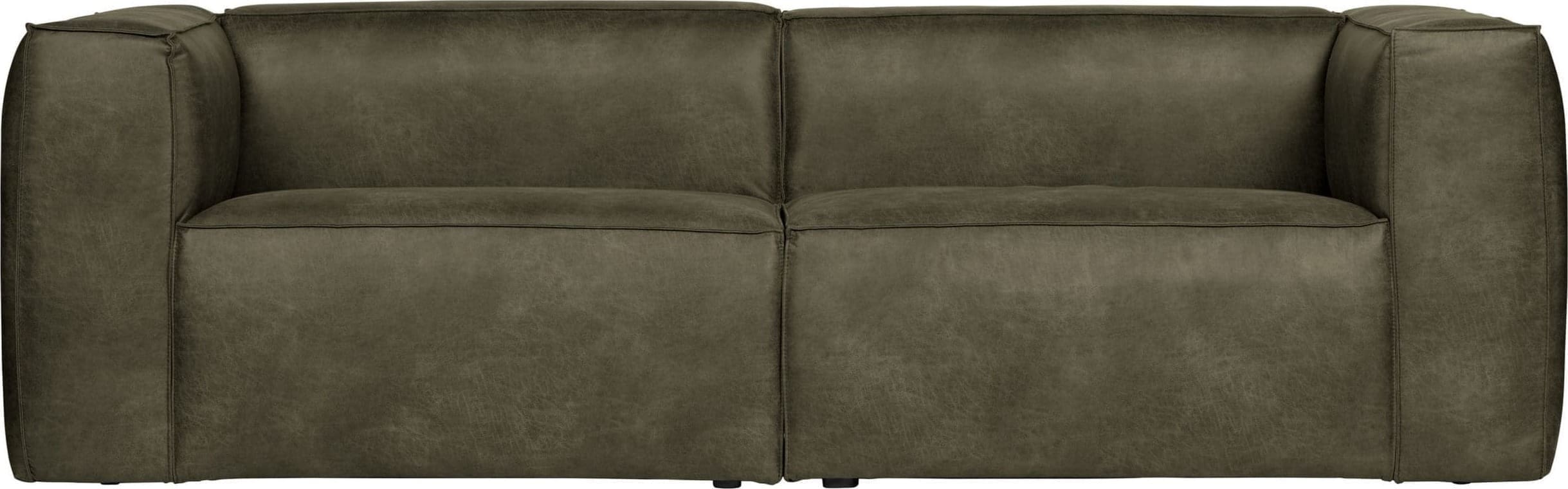 WOOOD Bean 3,5-zitsbank Army Green Bank
