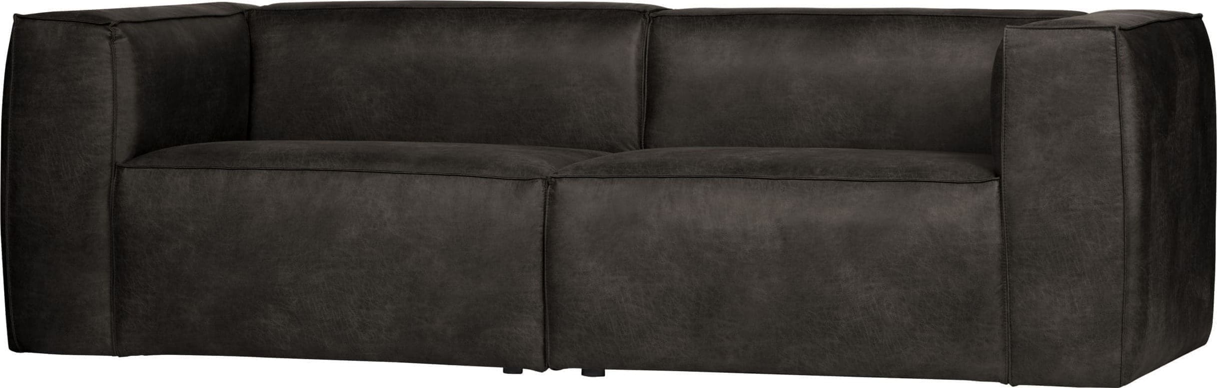 WOOOD Bean 3,5-zitsbank Zwart Black Bank