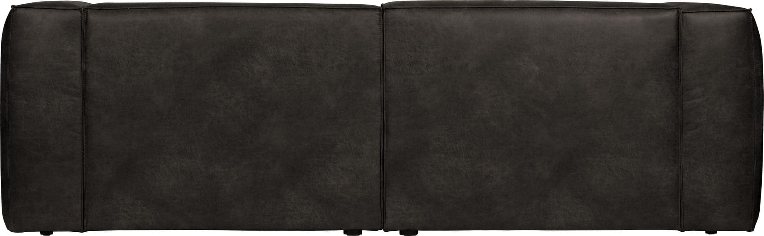 WOOOD Bean 3,5-zitsbank Zwart Black Bank