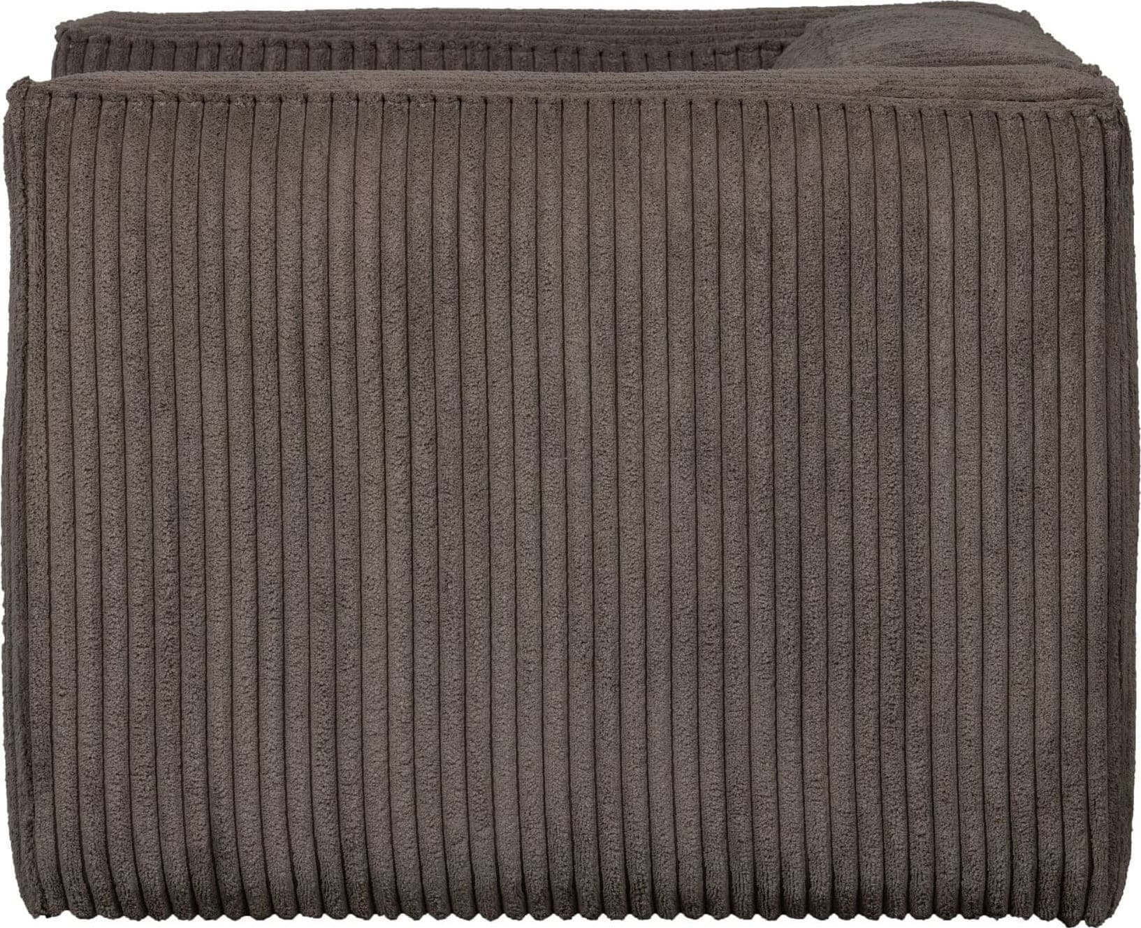 WOOOD Bean Fauteuil Grove Ribstof Mud Mud Bank