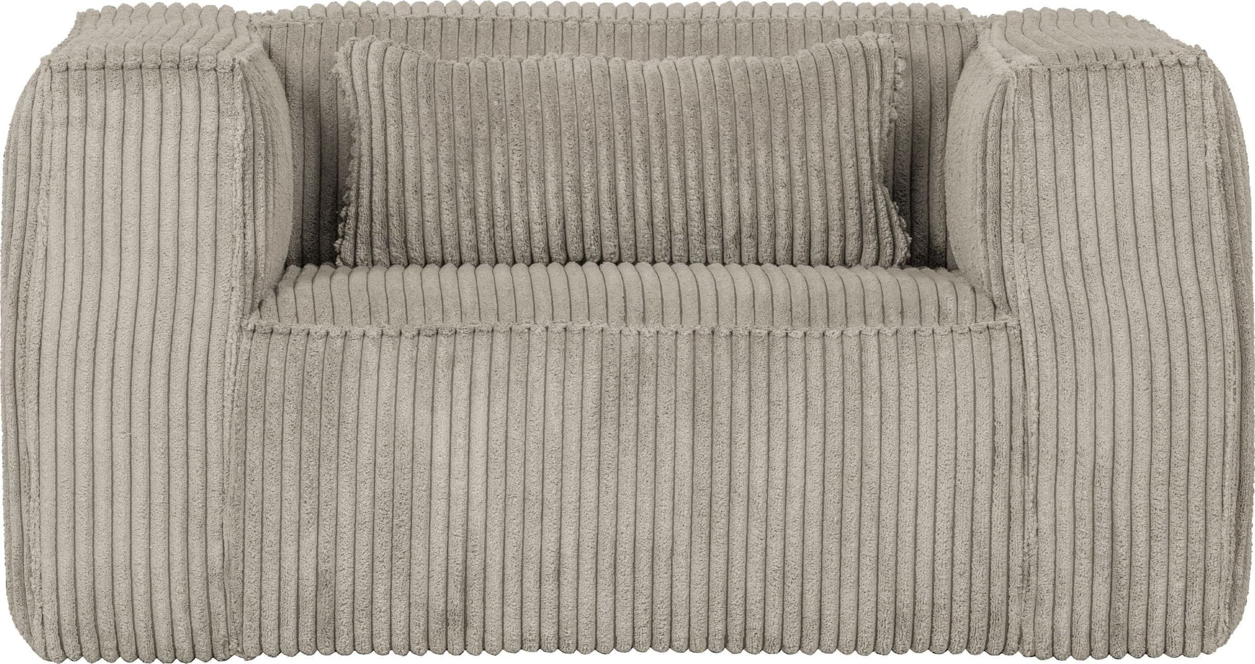 WOOOD Bean Fauteuil Grove Ribstof Naturel Natural Bank