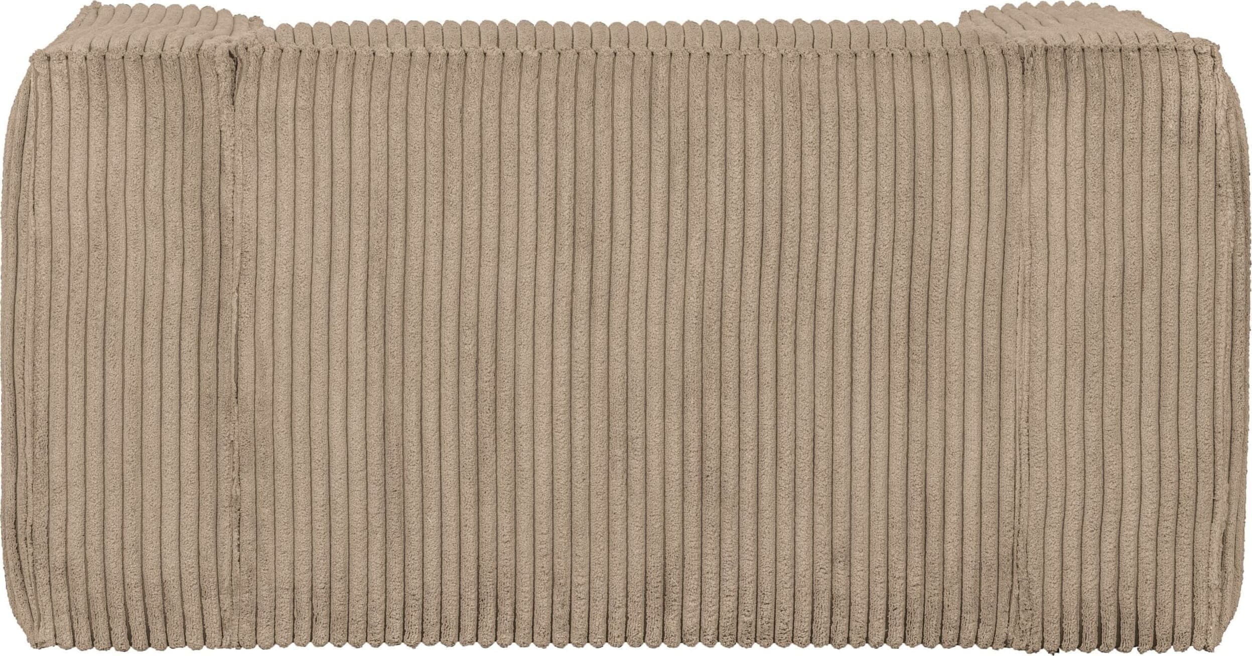 WOOOD Bean Fauteuil Grove Ribstof Travertin Travertin Bank