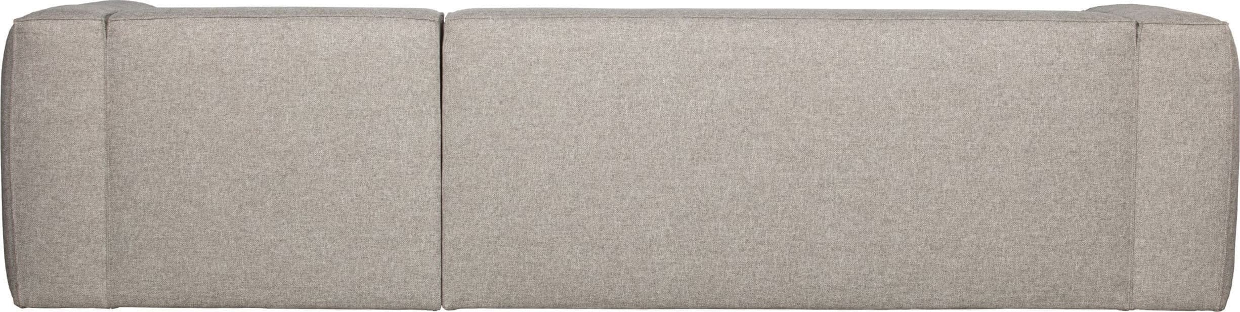 WOOOD Bean Hoekbank Rechts Incl. Kussens Lichtgrijs Gemeleerd Light grey Bank