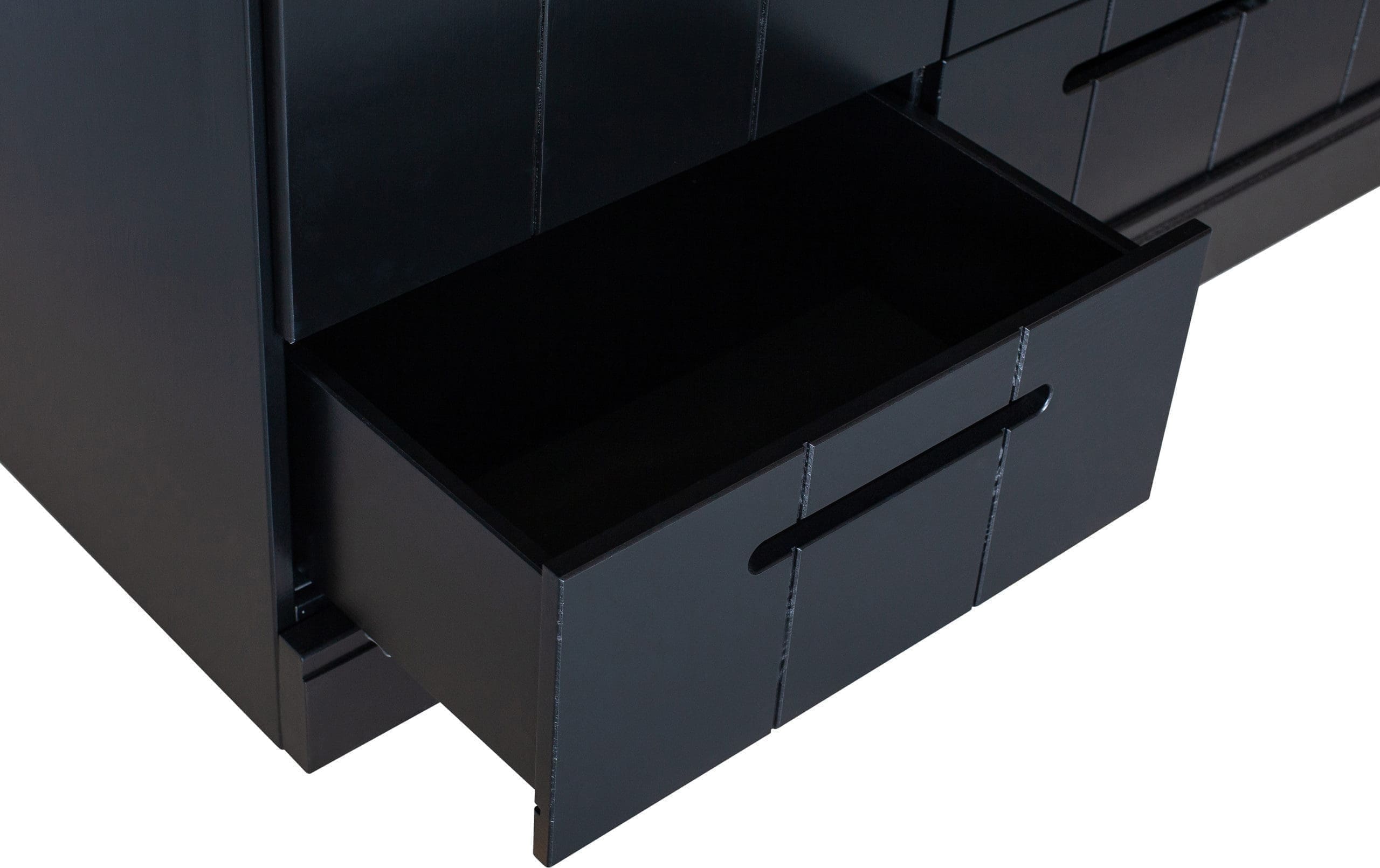 WOOOD Connect - 3 Drs Lade - Strokendeur Zwart Black Kast