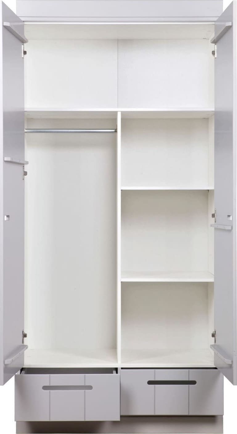 WOOOD Connect Interieurpakket Tbv 2 Drs Met Lade White Kast