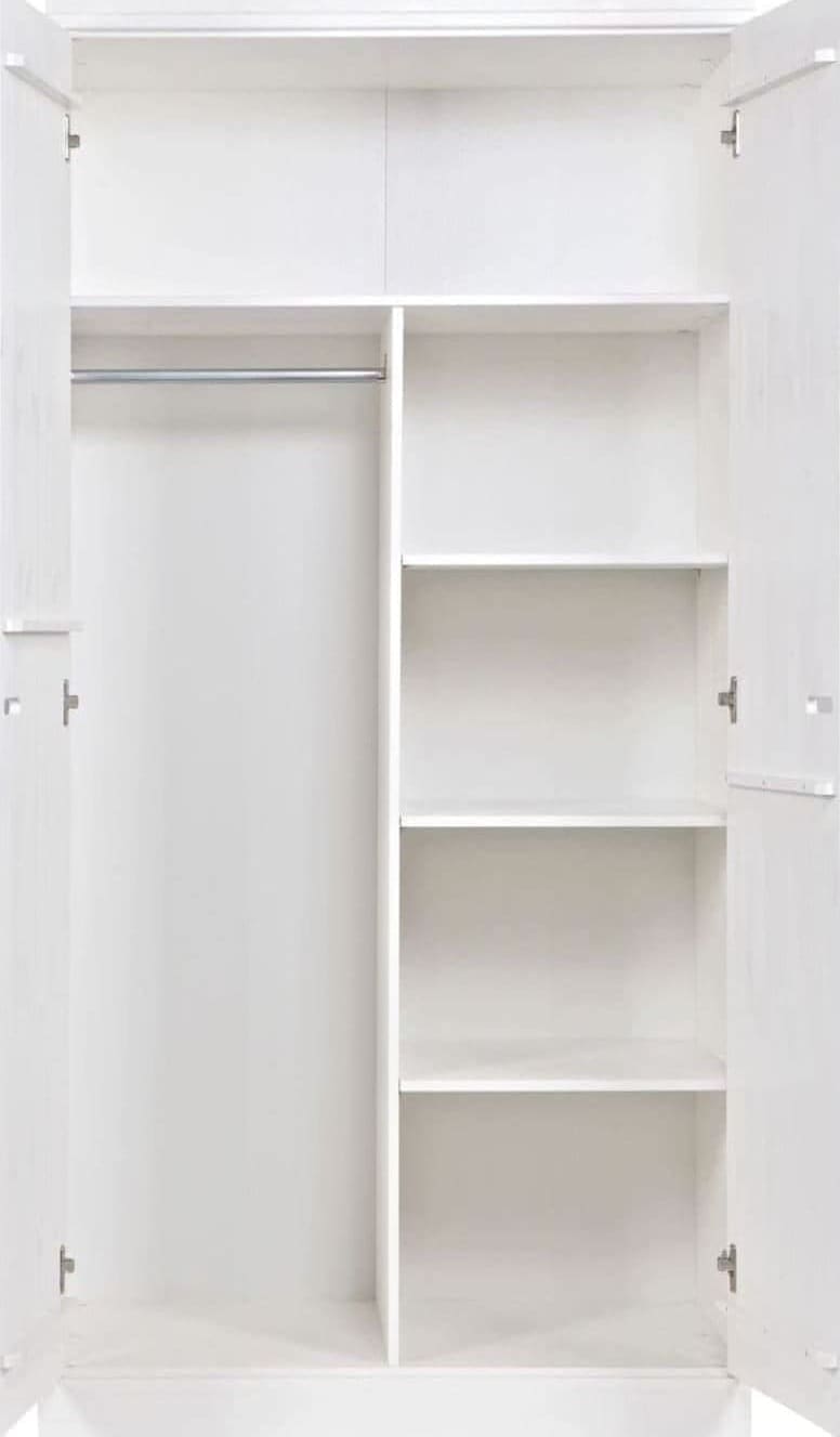 WOOOD Connect/lock Interieurpakket Tbv 2 Drs Zonder La White Kast