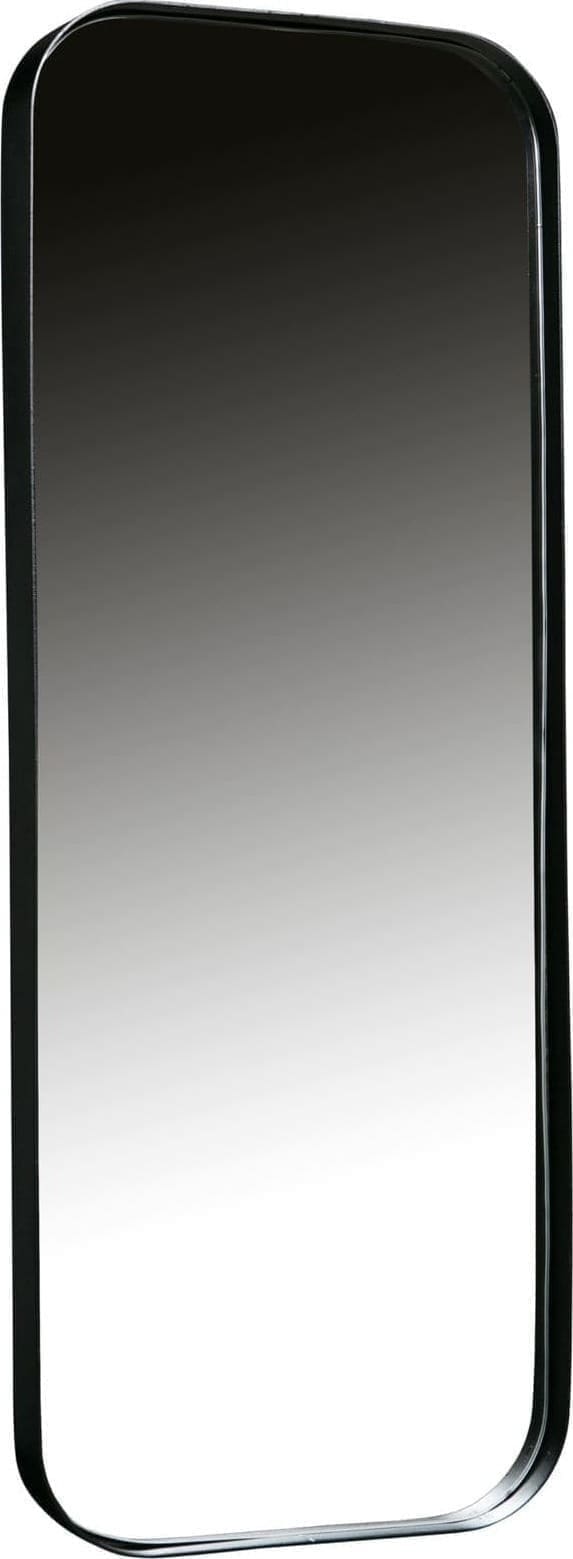 WOOOD Doutzen Spiegel Metaal Zwart 110x40cm Black Woonaccessoire