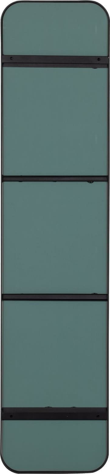 WOOOD Doutzen Spiegel Metaal Zwart 170x40cm Black Woonaccessoire
