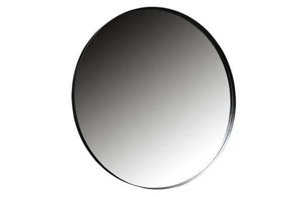 WOOOD Doutzen Spiegel Metaal Zwart Ã˜115cm Black Woonaccessoire