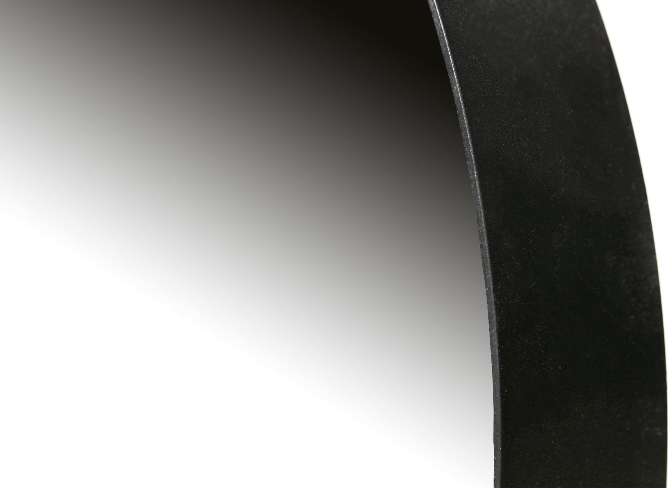 WOOOD Doutzen Spiegel Metaal Zwart Ø80cm Black Woonaccessoire