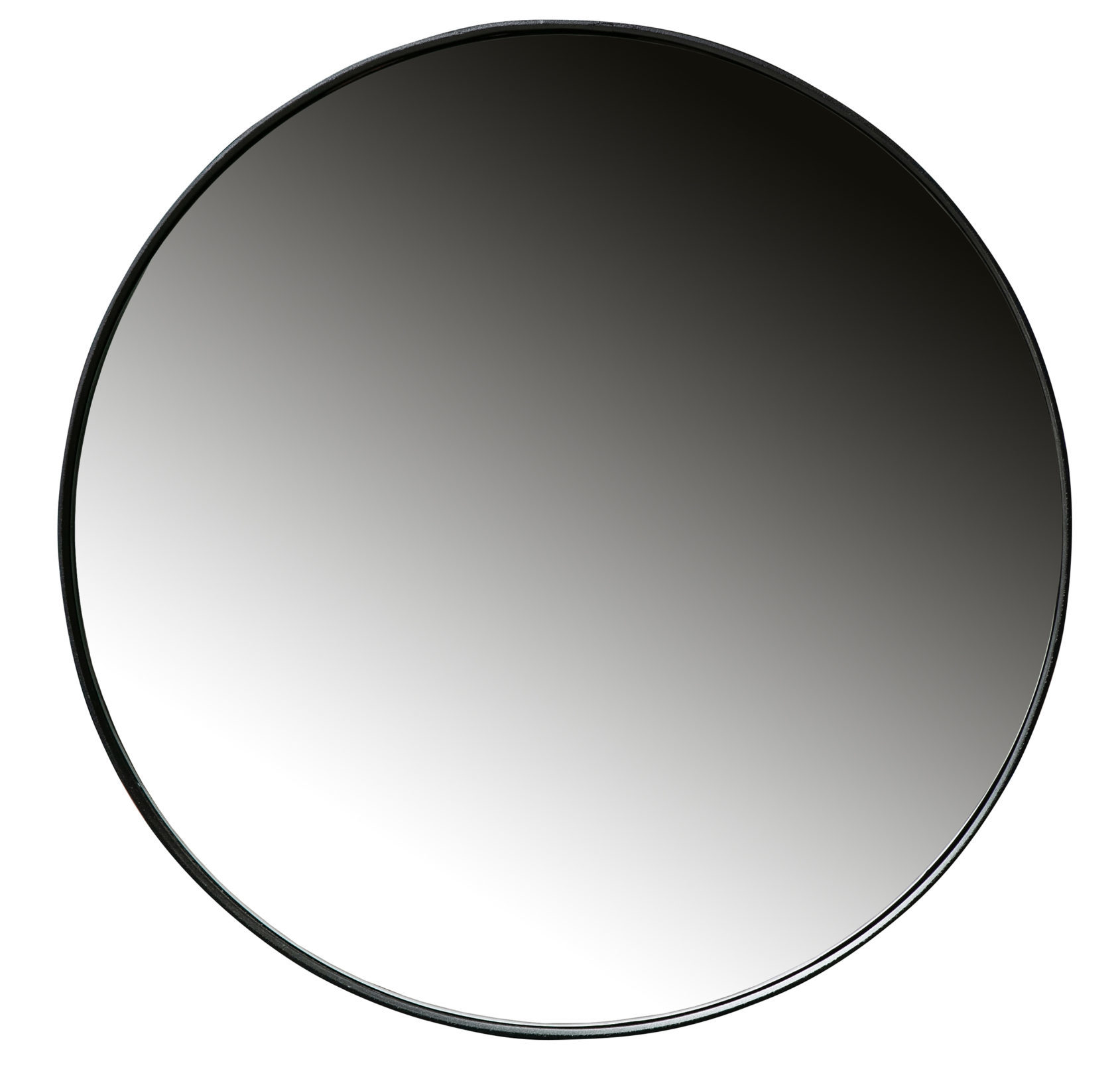Doutzen Spiegel Metaal Zwart -Ø80cm